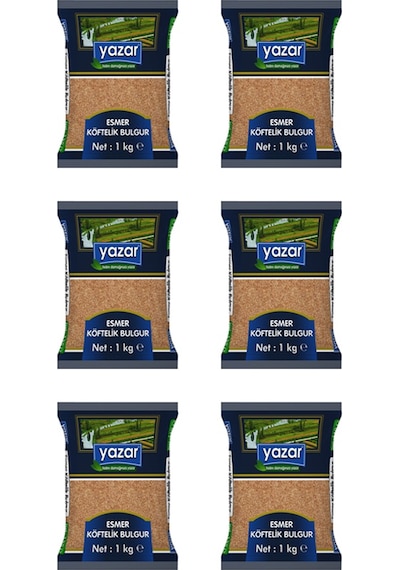 Yazar Esmer Köftelik Bulgur 6 x 1 KG