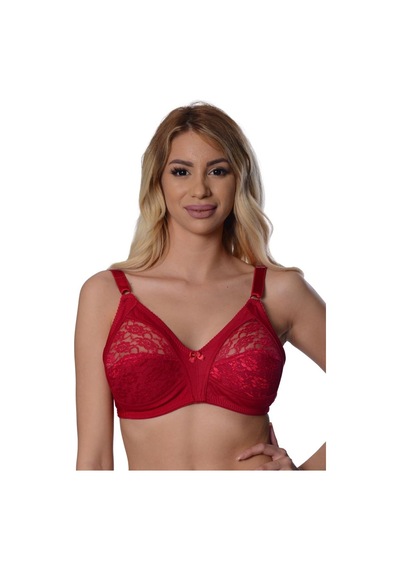 Bordo Dantelli Toparlayıcı Sütyen - 503 Çok Renkli