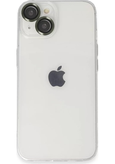 Newface Apple İphone 14 Kılıf Luko Lens Silikon - Yeşil