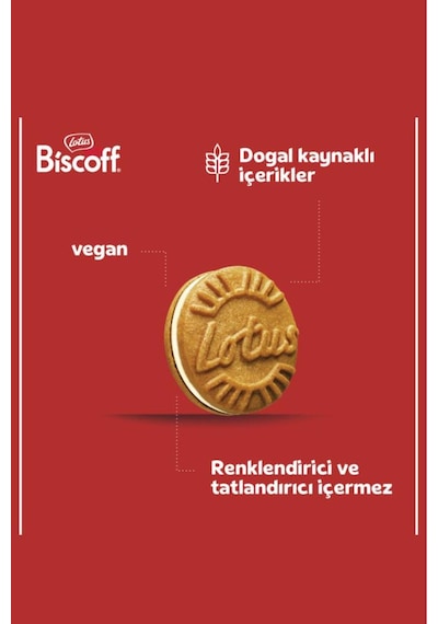 Biscoff Sandwich Vanilya Kremalı Bisküvi 150 Gr