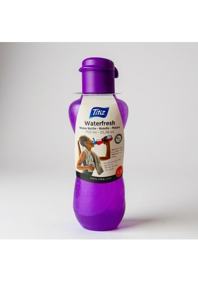 Titiz Waterfresh 750 Ml Spor Matara - Bpa İçermez, Taşınabilir Su Şişesi - Mor Çok Renkli