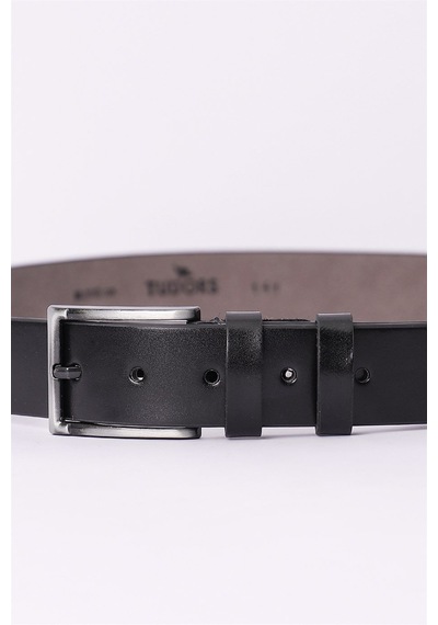 Tudors Erkek 3,5 Cm Klasik Lacivert Kemer-22876 Lacivert
