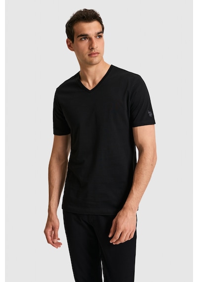 U.S. Polo Assn. U.s. Polo Assn. Erkek Siyah Tişört Basic 50326944-vr046