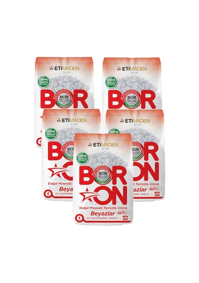 Boron Doğal Mineralli Beyazlar için Temizlik Ürünü  5 x 4 KG