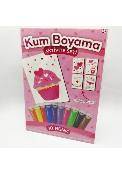 Cupcake Kum Boyama Aktivite Seti