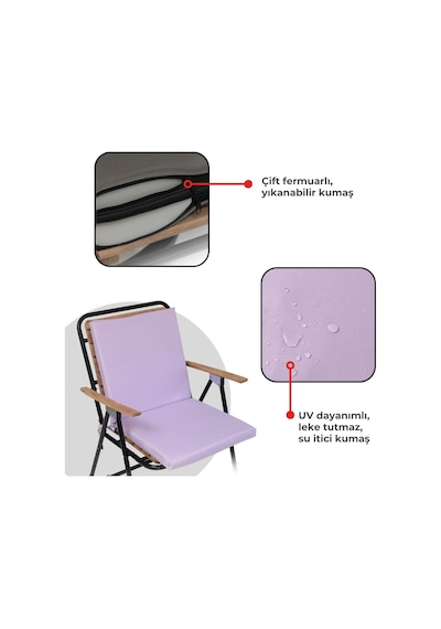 6'li Arkalıklı Sandalye Minderi Su Yağ İtici Sırtlıklı Fermuarlı Bağcıklı Yıkanabilir Balkon Bahçe 40x40 Lila Çok Renkli 6'li Arkalıklı Sandalye Minderi Su Yağ İtici Sırtlıklı Fermuarlı Bağcıklı Yıkanabilir Balkon Bahçe 40x40 Lila Çok Renkli