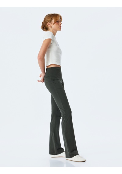 Koton Pamuklu Slim Fit İspanyol Paça Eşofman Altı Antrasit 5sak30052ek Antrasit Koton Pamuklu Slim Fit İspanyol Paça Eşofman Altı Antrasit 5sak30052ek Antrasit