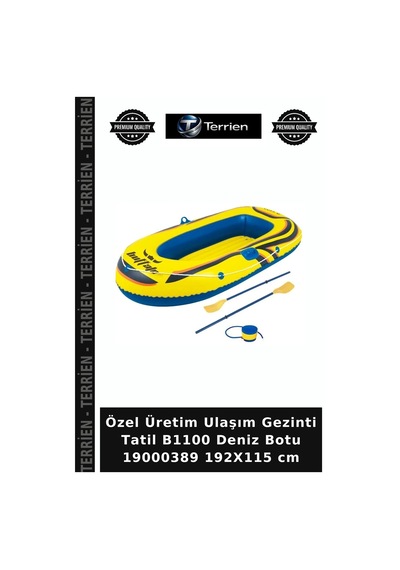 Premium B1100 Deniz Botu 19000389 192x115 Cm Gezinti Kamp Hobi Belirtilmemiş