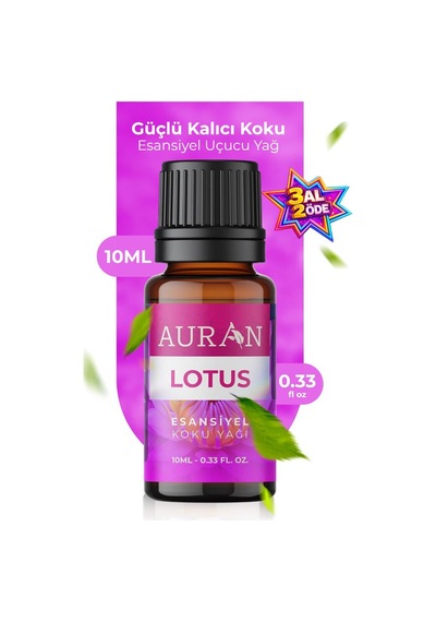Auran 10 Ml Lotus Esansiyel Uçucu Koku Yağı Buhurdanlık Yağı Diğer