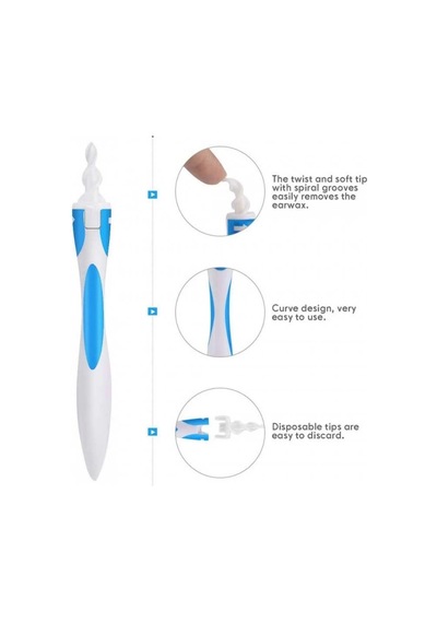 Find Back Pratik Kulak Temizleme Aparatı Silikon Kit Ear Claning