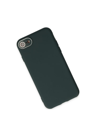 Muratech Newface Apple Uyumlu iPhone Se 2020 Kılıf Lansman Glass Kapak - Koyu Yeşil