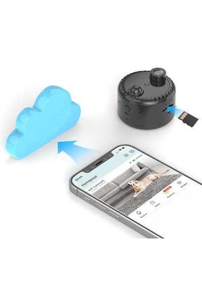 Secumore S43 4k Pır Sensörlü Mini Wi-fi Güvenlik Kamerası
