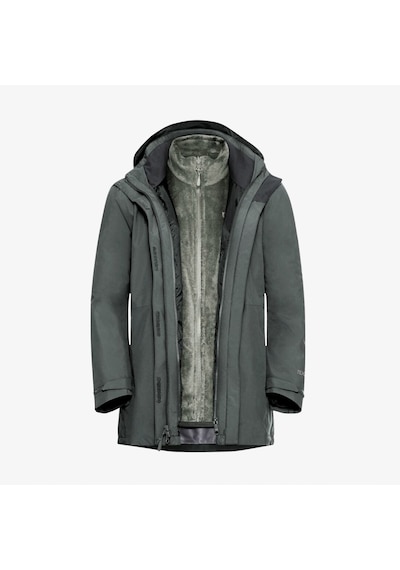 Jack Wolfskin Rotwand 3in1 Kadın Yeşil Ceket A60333