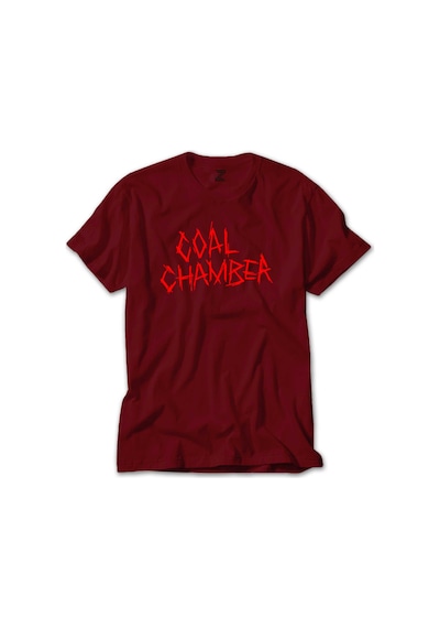 Coal Chamber Logo Classic Kırmızı Tişört Kırmızı
