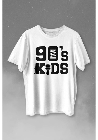 Doksanlar Çocuğu 90s Kids 1990 Lar Nostalji Baskılı Tişört Unisex T-shirt 001 Doksanlar Çocuğu 90s Kids 1990 Lar Nostalji Baskılı Tişört Unisex T-shirt 001
