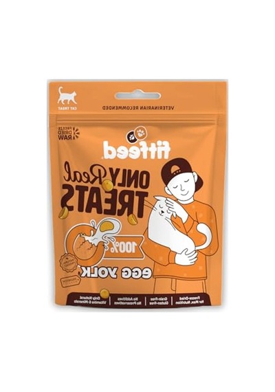 Dondurulmuş Çiğ Yumurta Sarısı Kedi Ödülü, 60 Gram
