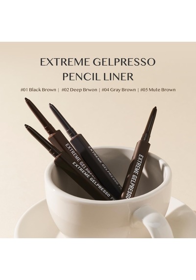 Suya Dayanıklı, Gün Boyu Kalıcı Kalem Eyeliner Extreme Gelpresso Pencil Liner 05 Mute Brown Diğer