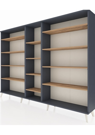 Arges Dolap 11 Raflı 220x30x163 Antrasit-antrasit/çam Antrasıt/atlas Çam - Antrasıt Arges Dolap 11 Raflı 220x30x163 Antrasit-antrasit/çam Antrasıt/atlas Çam - Antrasıt