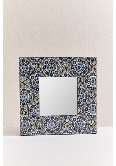Pasabahce Kütahya Çini Karolu Ayna 30x30 Cm 30x30 Cm - 1 Adet Cok Renkli