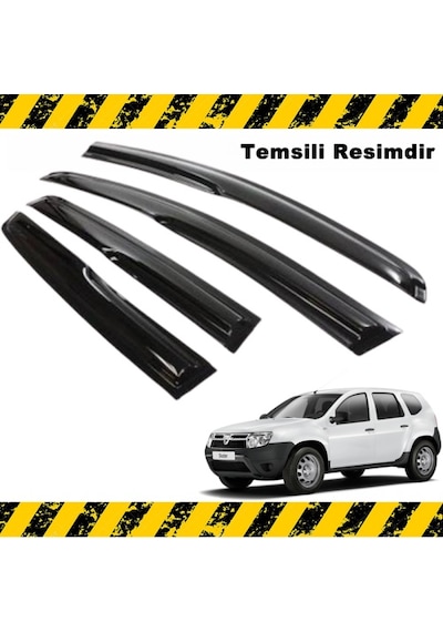 Dacia Duster Mügen Cam Rüzgarlığı 2010 - 2017 Arası 4 Lü Set N11.30465