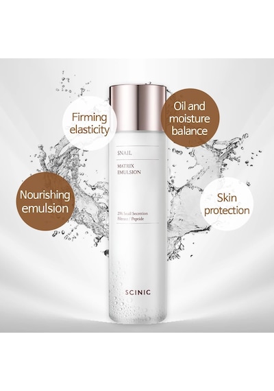 Snail Matrix Emulsion Salyangoz Özlü Kolajen İçerikli Nemlendirici Emülsiyon