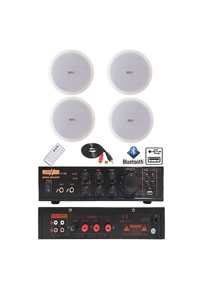 Lastvoice Tavan Hoparlör ve Anfi Ses Sistemi Soft Paket-1