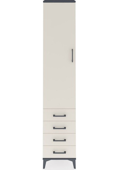 Arges Dolap 2 Raflı 4 Çekmeceli Tek Askılı 44x30x221 Antrasit-aytaşı Atlas Çam Arges Dolap 2 Raflı 4 Çekmeceli Tek Askılı 44x30x221 Antrasit-aytaşı Atlas Çam