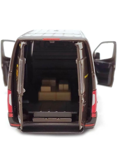 Kinsmart Mercedes-benz Sprinter Ups Sürümü Teslimat Van 1:48 Ölçe
