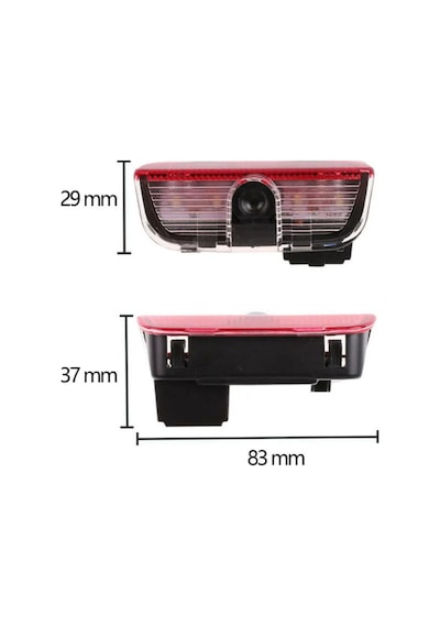 Seat Uyumlu Kapı Altı Led Hoşgeldin Aydınlatması 3d Hayalet Logo Lazer Işık Araca Özel Tak Çalıştır Geçmeli 2li Set