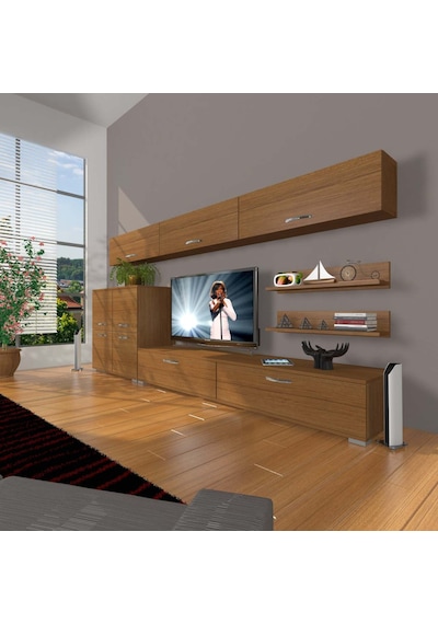 Decoraktiv Eko 8 Slm Std Tv Ünitesi Tv Sehpası Ceviz