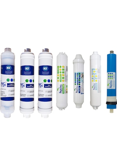 Spring Water 7'li Filtre Seti - 11 Aşamalı Modeller İçin Spring Water 7'li Filtre Seti - 11 Aşamalı Modeller İçin