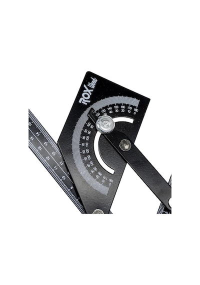 Rox Wood 0102 Çok Fonksiyonlu Dereceli Gönye Iletki 23Cm X   50Cm