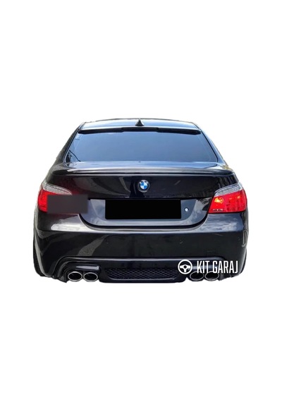 Bmw E60 2003-2009 Rieger M5 Parlak Siyah Difüzör Plastik Boyalı
