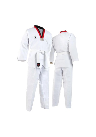 Top Glory Imlpe01 Pum Yaka Taekwondo Elbisesi Beyaz 001