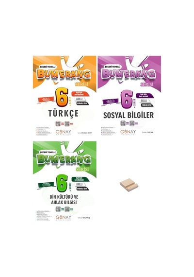 6. Sınıf Bumerang Türkçe Sosyal Ve Din Etkinlikli Soru Bankası 3lü Set + Telefon Standı