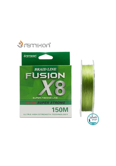 Remixon Fusion X8 İp Misina 150mt 0.16mm 9.1kg Yeşil