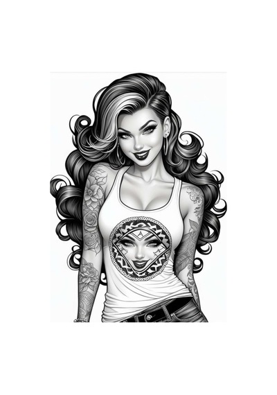 Güzel Kadınlar Tattoo Boyama Kitap Seti 3 Kitap