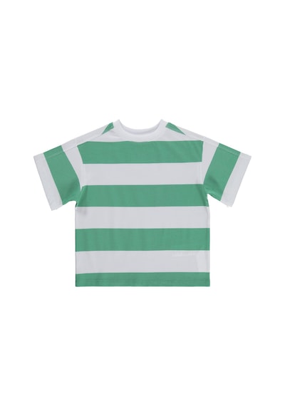 Civil Boys Basic Çizgili 2-5 Yaş Tişört - Yeşil