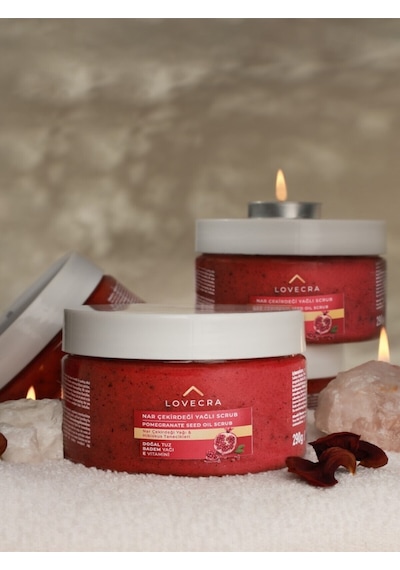 Body Scrub Yağ Bazlı Kuru Ciltler İçin Doğal Tuzlu Vücut Peelingi 290gr