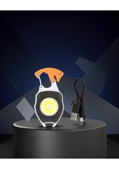Usb Şarjlı Çok İşlevli Anahtarlık Fener Diğer