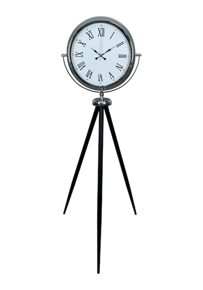Krom Asalet Tripod Ayaklı Saat Çok Renkli