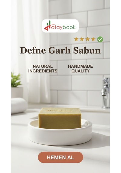 %90 Defne Sabun 1 Adet 110 Gr Doğal