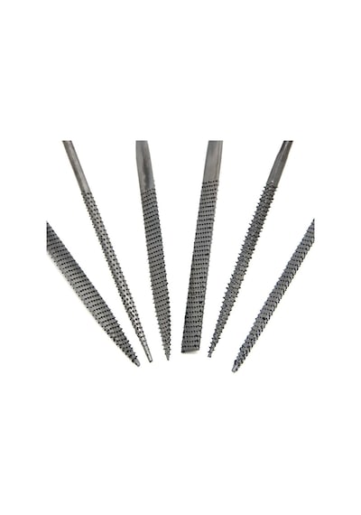 6163 Mini Ahşap Törpü Eğe Seti 14 CM 6'lı