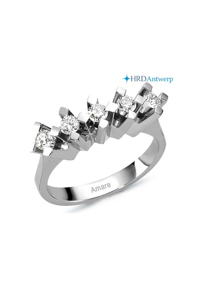 0.50 Karat E Sı Pırlanta Beştaş Yüzük (452479692)