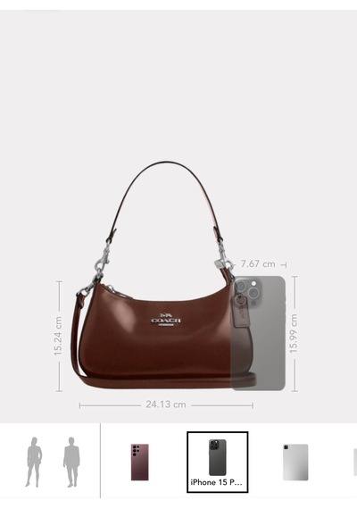 Coach Teri Shoulder Bag Kadın Çanta Acı Kahverengi