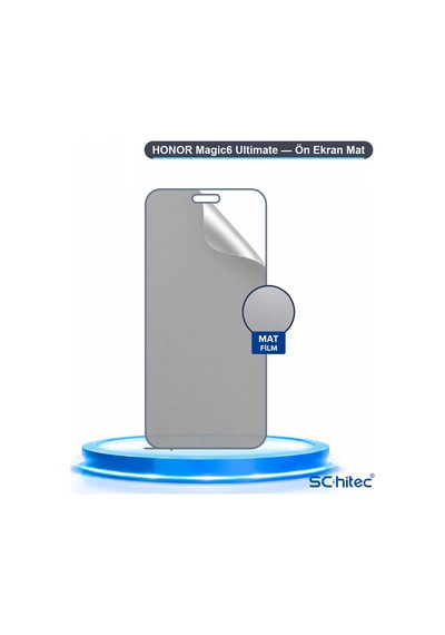Honor Magic6 Ultimate Uyumlu Ön Yüzey Mat Hidrojel Ekran Koruyucu