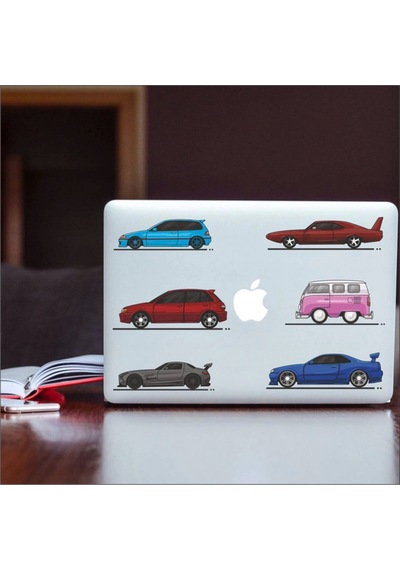 Kedi Sticker Set-1 8 Parça Telefon, Tablet, Defter, Laptop Sticker