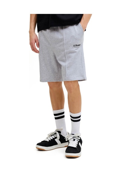 Jack & Jones Jpstkane Soho Sweat Short A Grı Mel Erkek Şort 000000000102684561 Gri