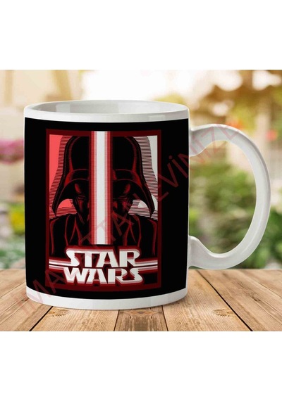 1-849 Darth Vader Sith Lord Star Wars İki Tarafı Baskılı Kupa Bardak.jpg