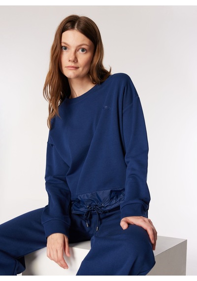 Jeep Lacivert Kadın Bisiklet Yaka Loose Fit Sweatshirt C4wl-swt4806